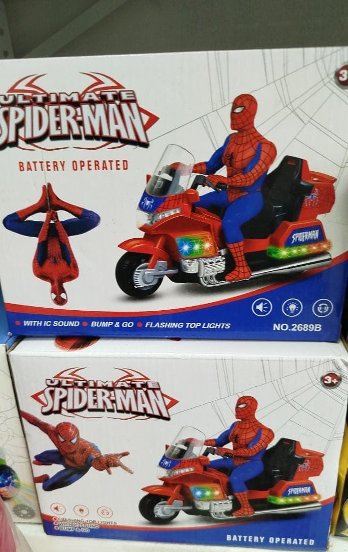 Battery Operated Spiderman Bike