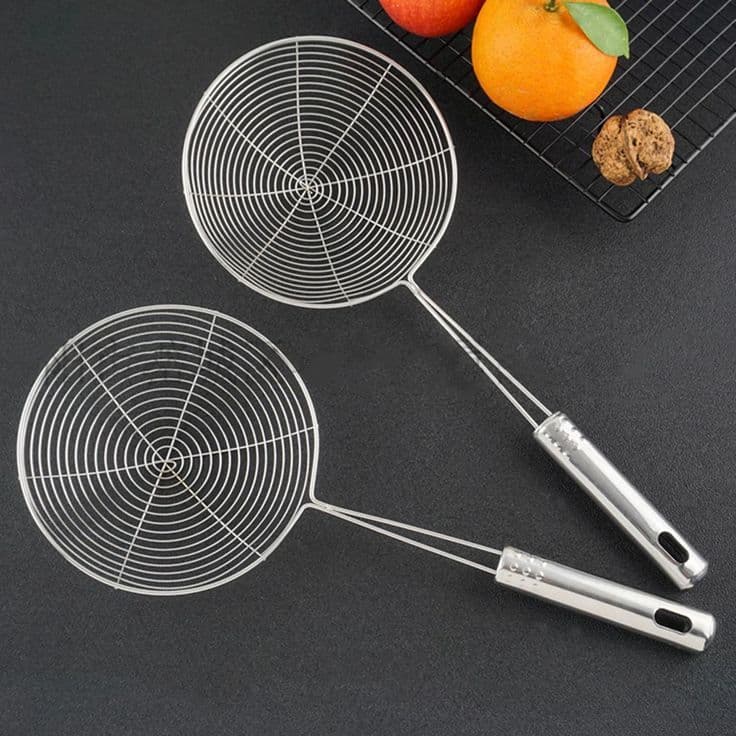 Stainless Steel Skimmer Solid Spider Strainer