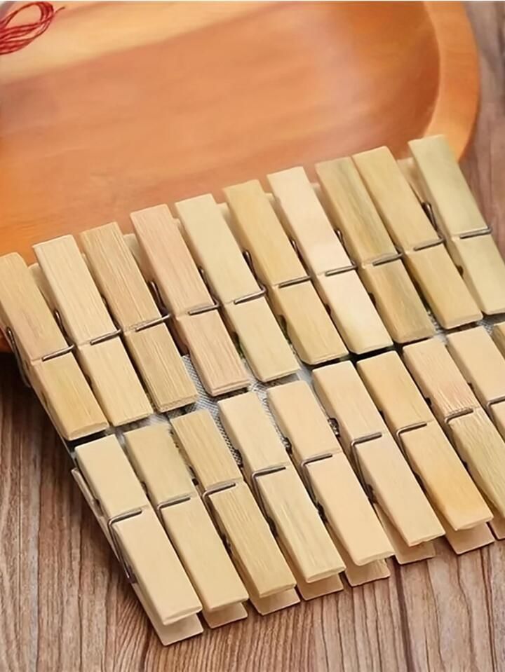 Bamboo Pegs Set of 20