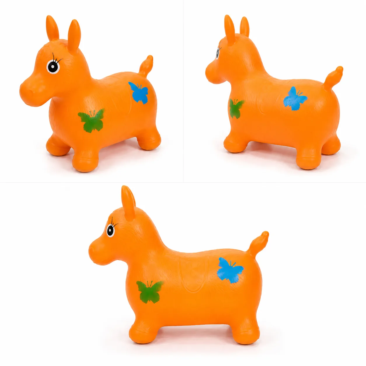 Kids Riding Bouncy Horse 2