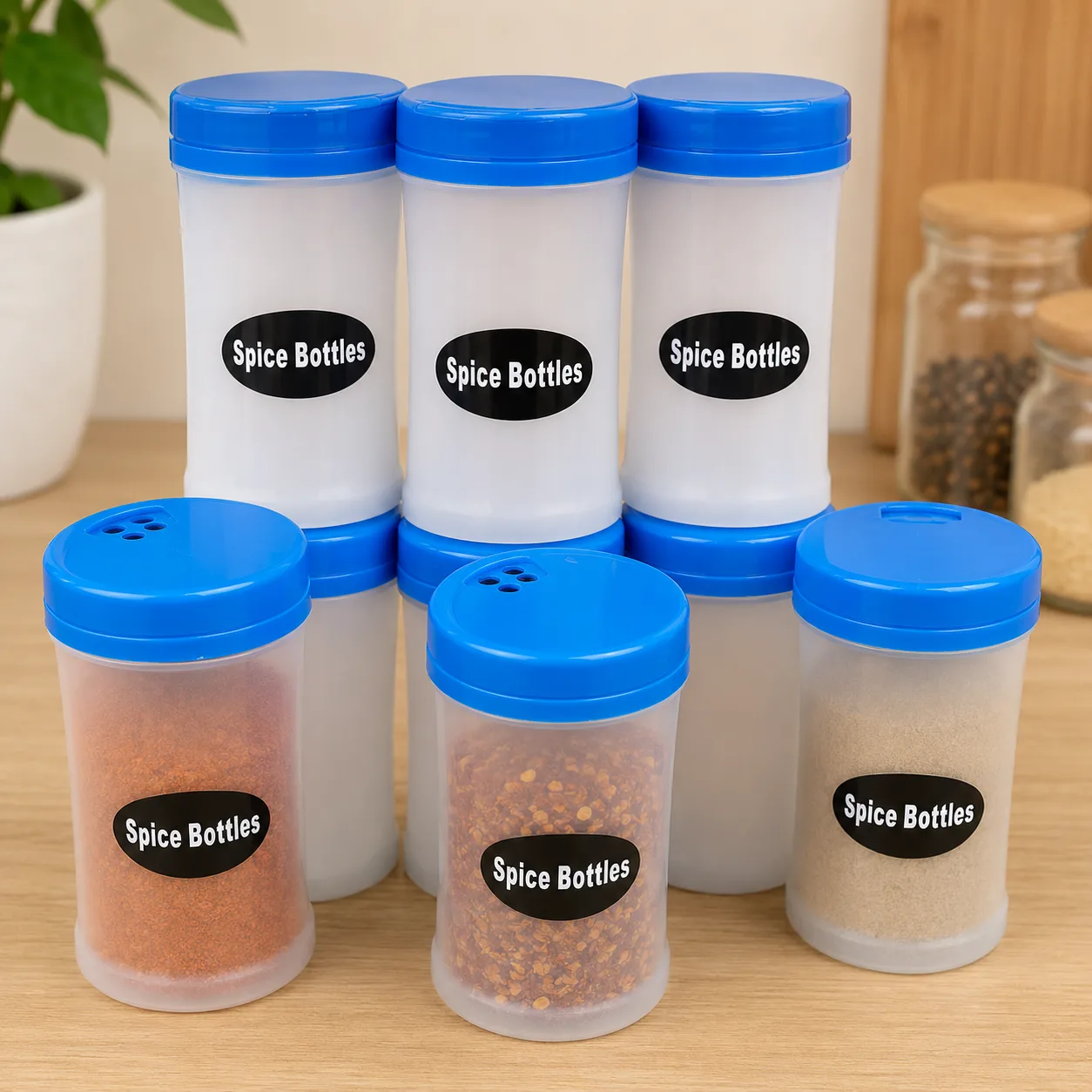 Plastic Salt And Herbs container