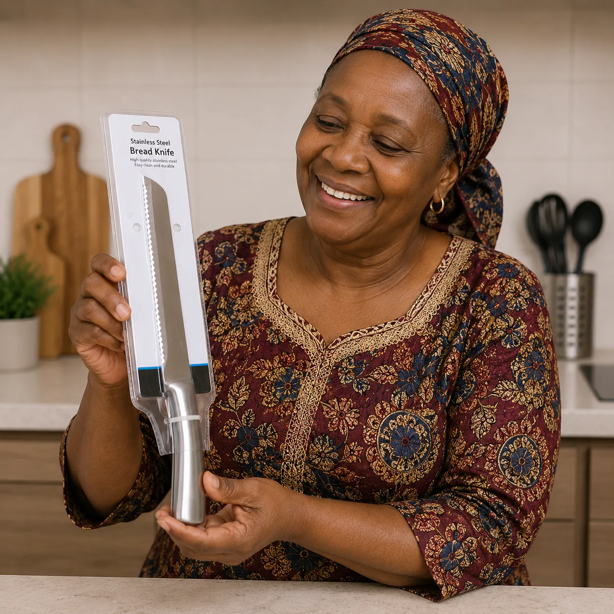 Stainless Steel Bread Knife