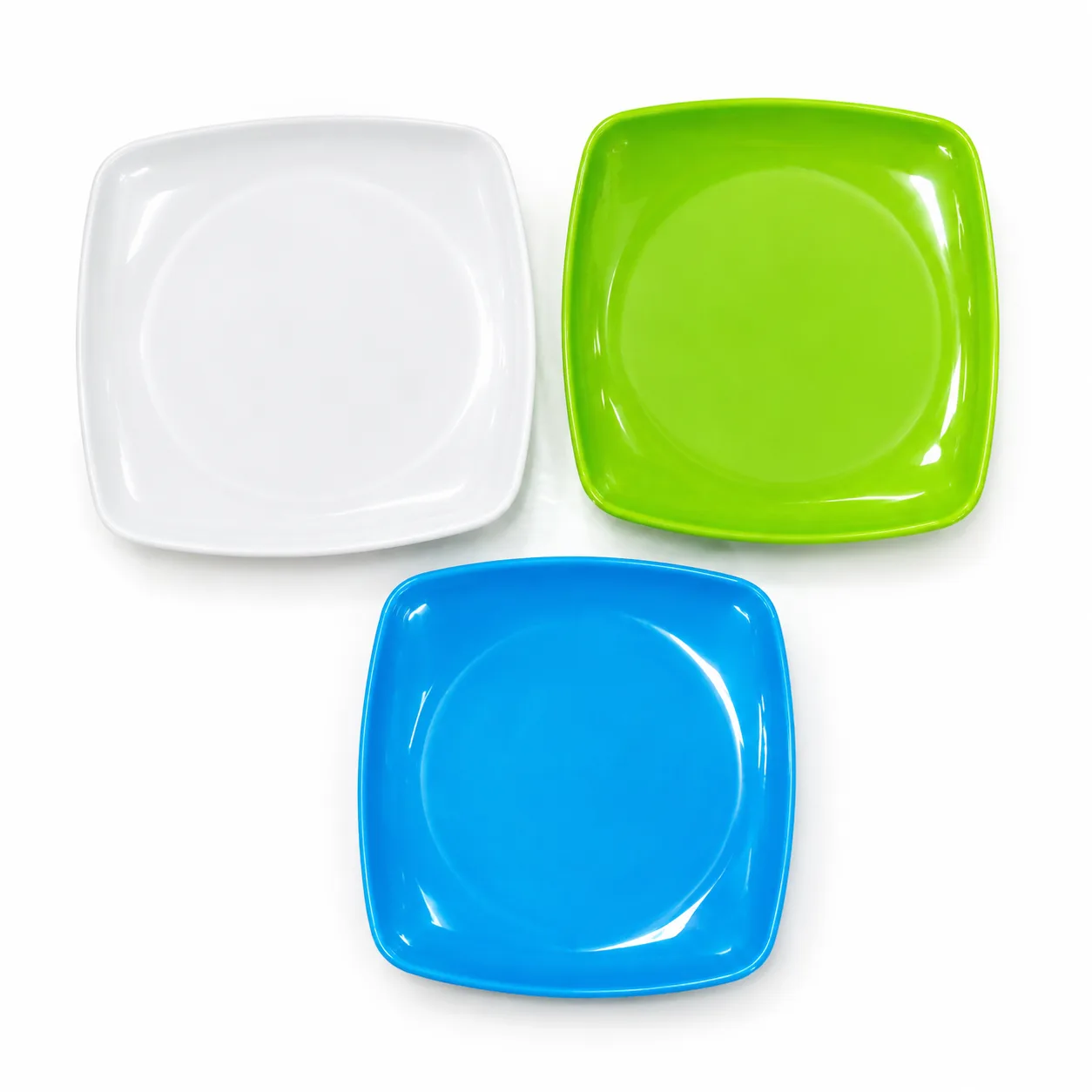 Square Shaped Plastic Plates 2