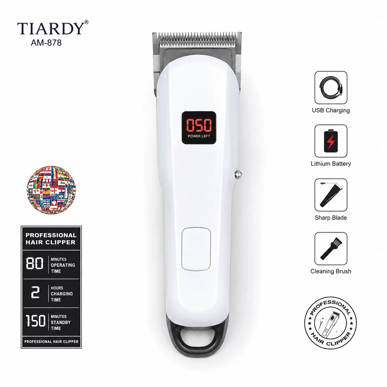 White Hairclipper