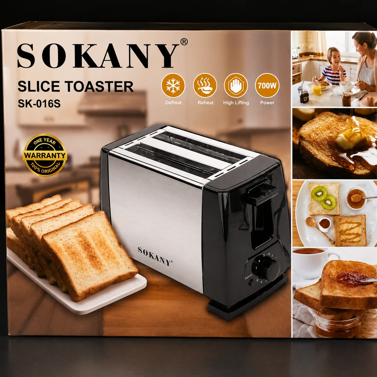 Sokany Toaster