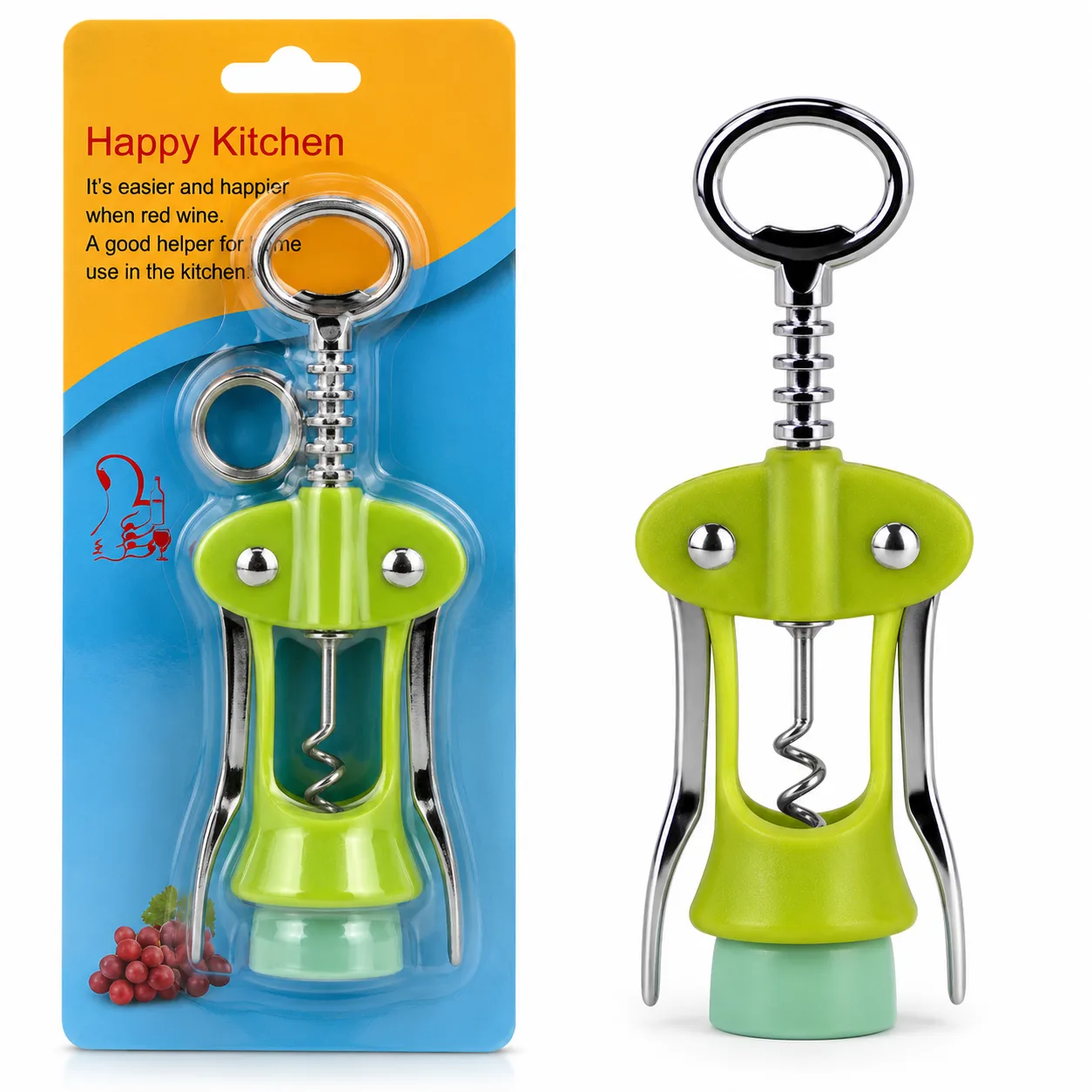 Wing Corkscrew Wine Opener – Easy Manual Bottle Opener