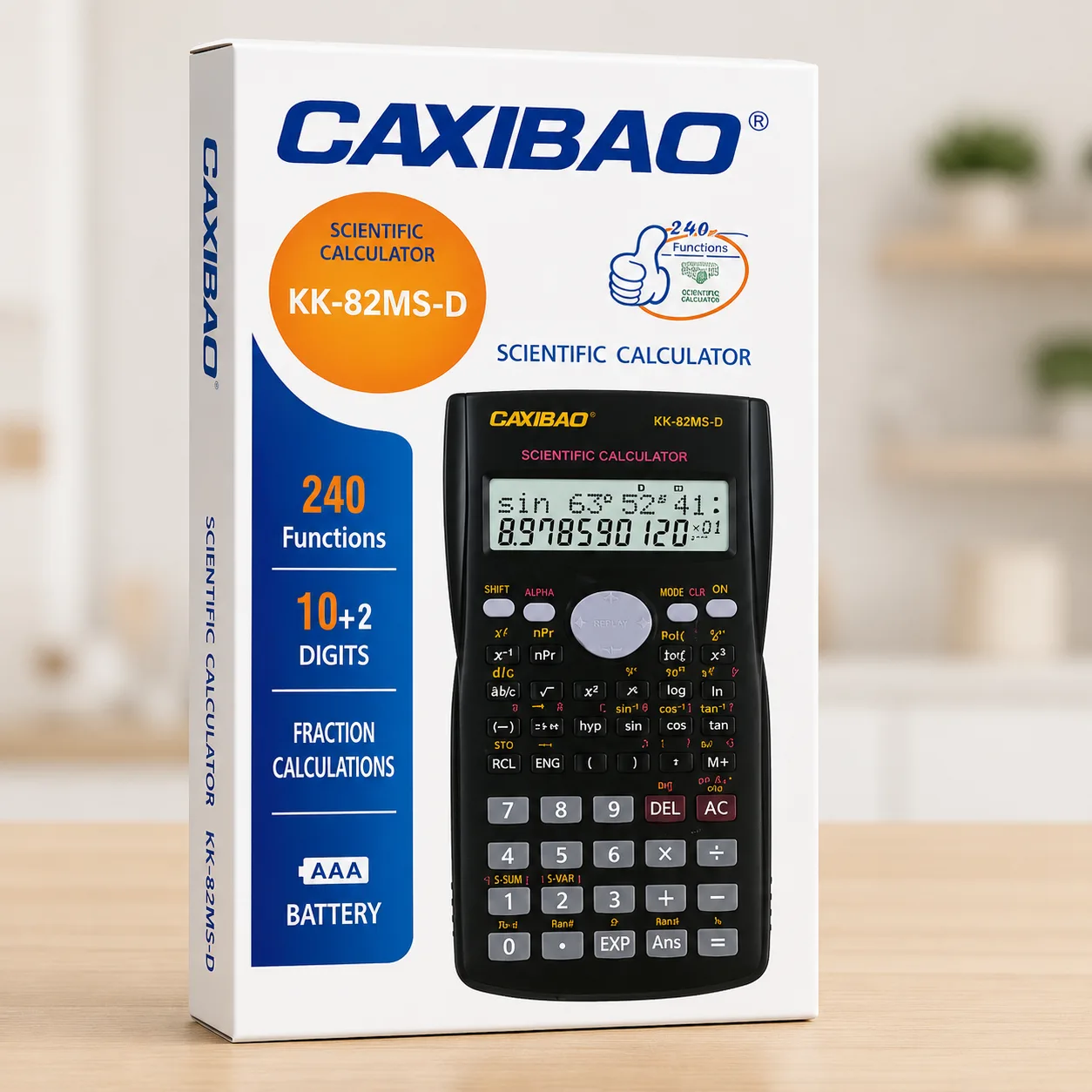 CAXIBAO Scientific Calculator KK-82MS-D