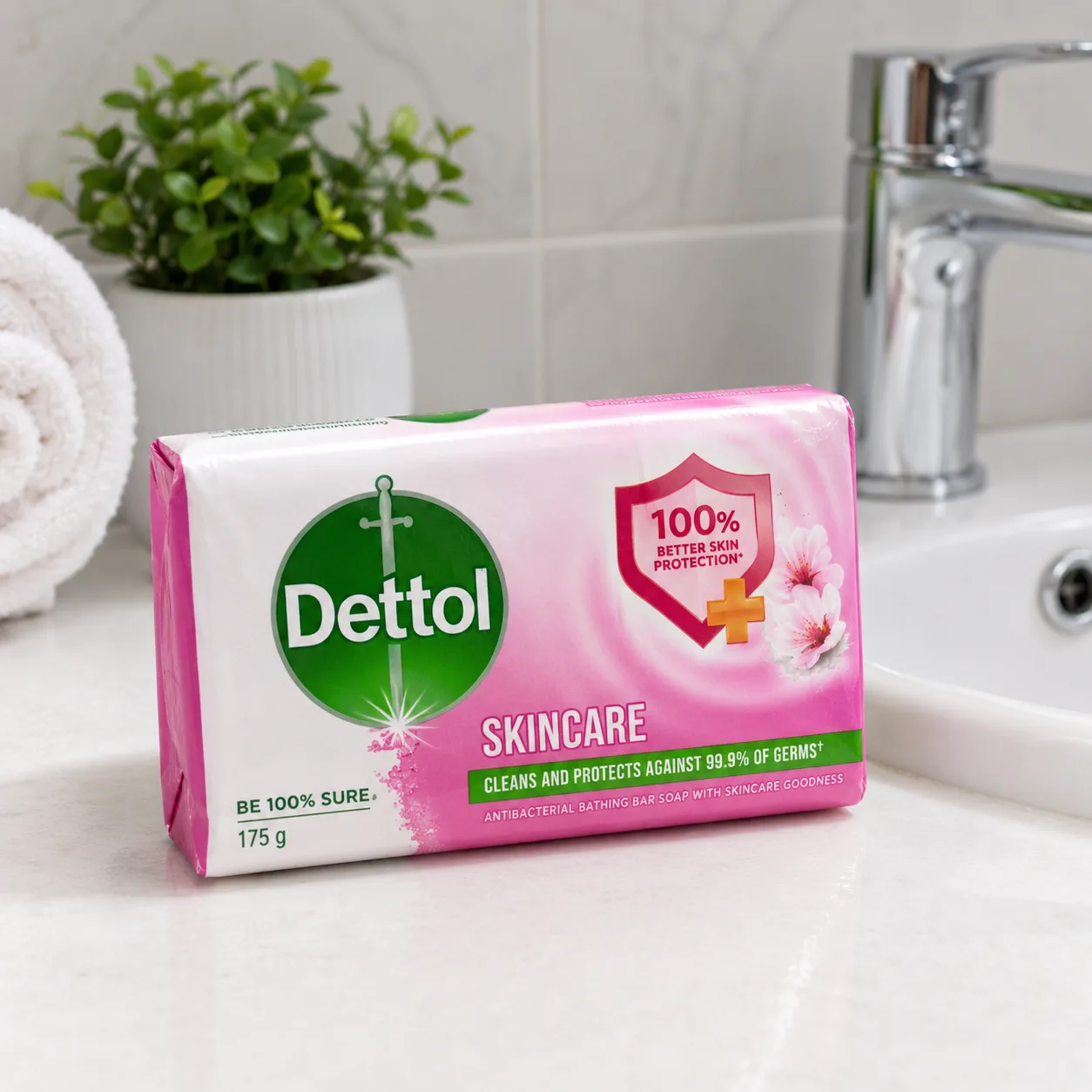 Dettol Skincare Antibacterial Bathing Soap – 175g