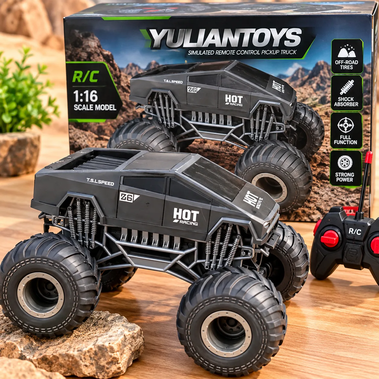 Remote Control Off-Road Monster Truck – 1:16 Scale