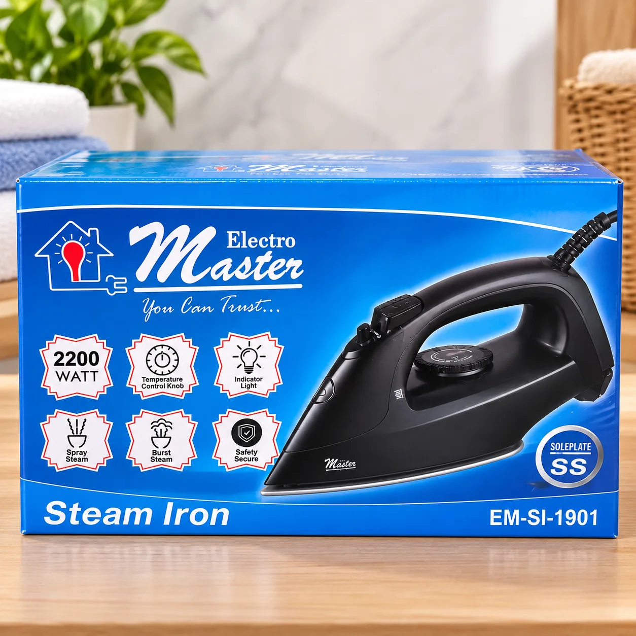 Electro Master 2200W Steam Iron