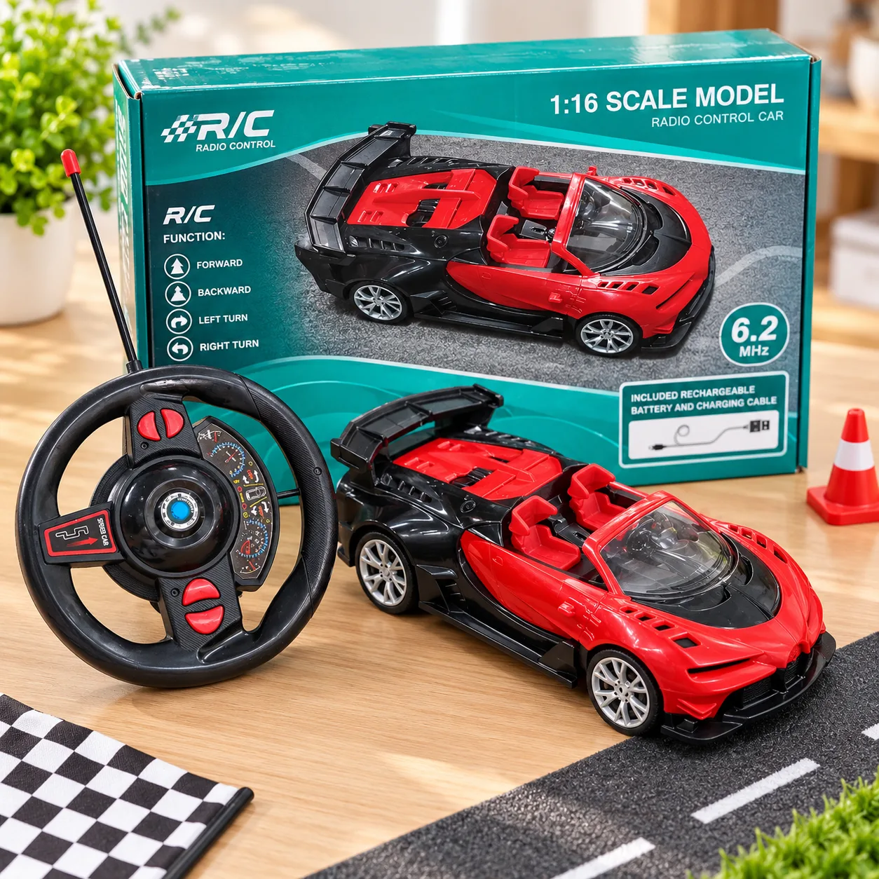 Remote Control Sports Car – 1:16 Scale